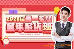 夏梦迪2028届高一物理2025暑秋联报 暑假班更新完毕秋季班开始更新 百度网盘下载