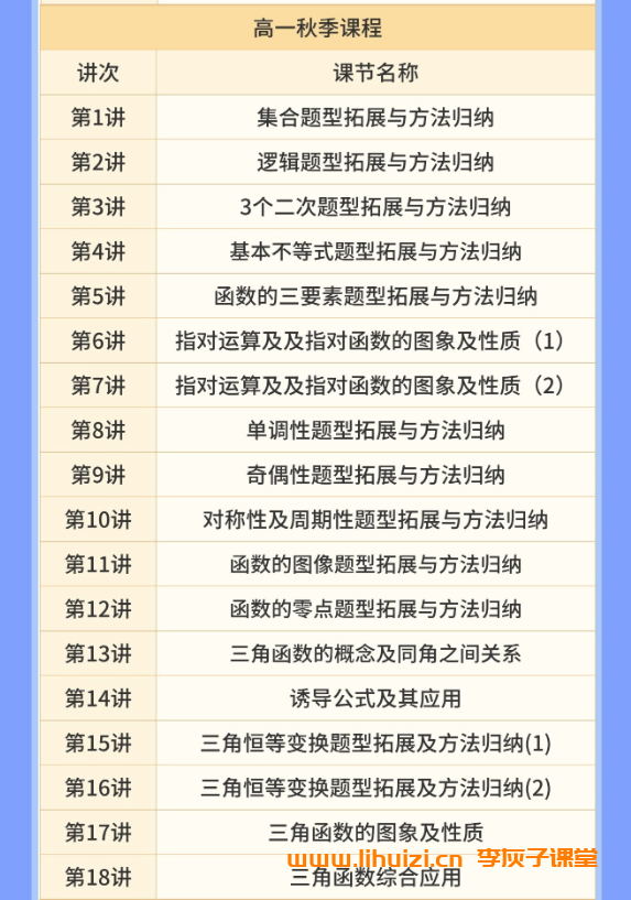 赵礼显2028届高一数学暑秋联报 2025秋季班课程开始更新 百度网盘下载插图(2) 赵礼显老师2028届高一数学全年班 25暑秋26寒春高一数学课程-李灰子课堂
