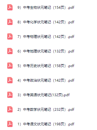 初中中考手写笔记九科学霸笔记无水印 百度网盘下载插图 初中中考手写笔记九科学霸笔记无水印 百度网盘下载