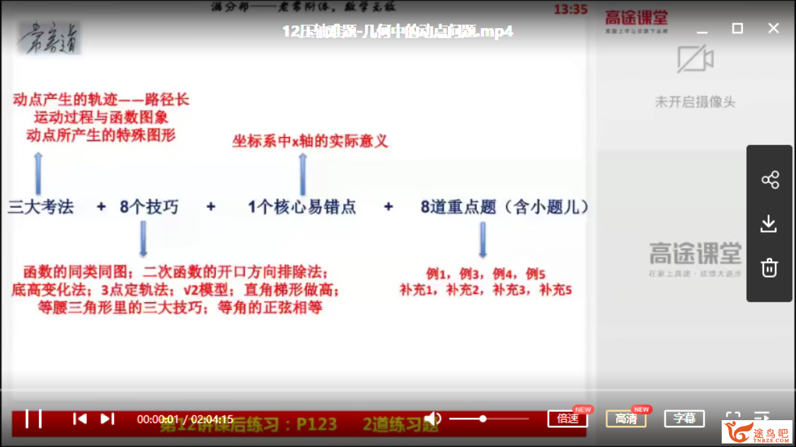高途课堂 常雨 2020秋季初三数学秋季系统班【16讲带讲义】 视频课程百度网盘下载插图(1) 此图像的alt属性为空;文件名为220436ly7uhryn9739kuwu.png